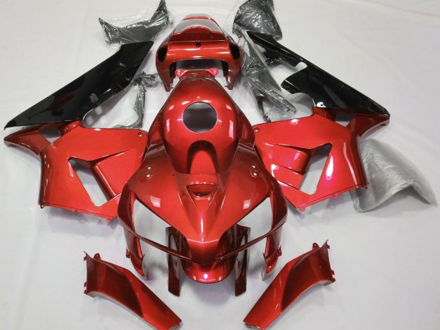 Carenagens Moto Honda CBR600RR 2005-2006 - Vermelho Preto CBR Estilo