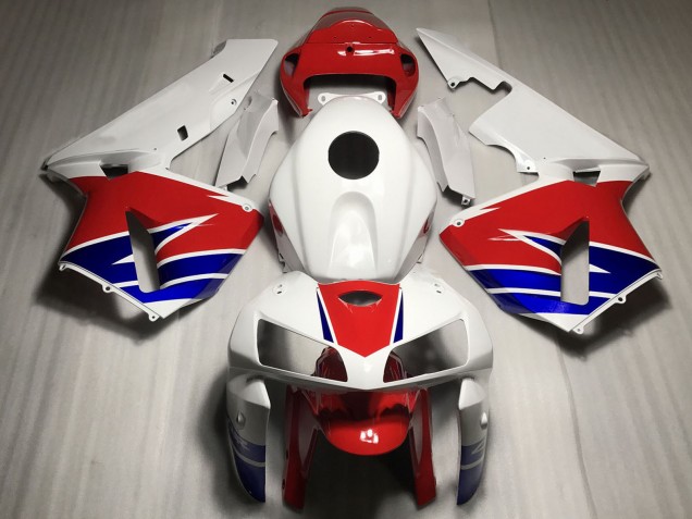 Carenagens Moto Honda CBR600RR 2005-2006 - Branco Vermelho Azul