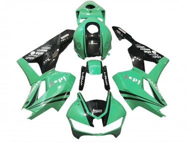 Carenagens Moto Honda CBR600RR 2013-2026 - Verde Preto Brilhante