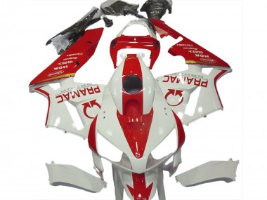 Carenagens Moto Honda CBR600RR 2005-2006 - Branco Vermelho Pramac