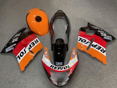 Carenagens Moto Honda CBR1100XX Blackbird 1996-2007 - Laranja Branco Vermelho Preto Brilhante Repsol
