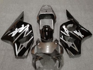 Carenagens Moto Honda CBR954RR 2002-2003 - Prata Preto Brilhante
