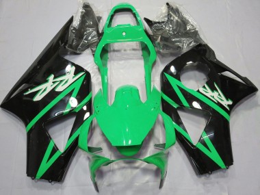 Carenagens Moto Honda CBR954RR 2002-2003 - Verde Preto Brilhante