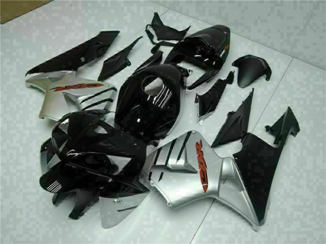 Carenagens Moto Honda CBR600RR 2005-2006 - Preto Brilhante Prata