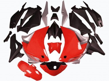 Carenagens Moto Honda CBR250RR 2011-2015 - Prata Vermelho