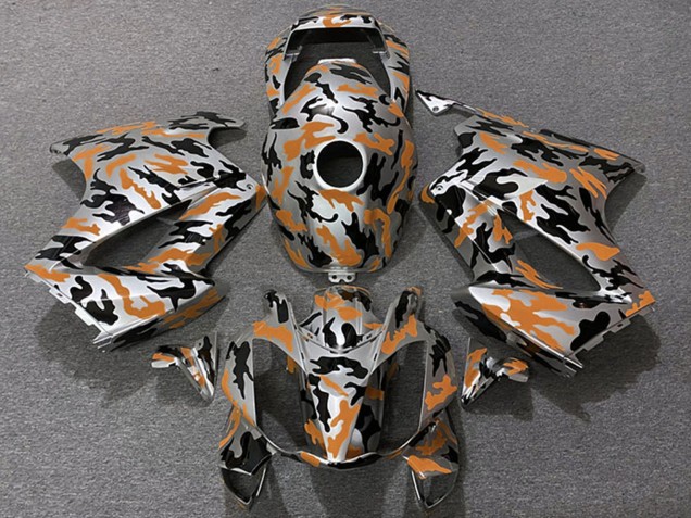 Carenagens Moto Honda VFR 800 2002-2013 - Laranja Camouflage