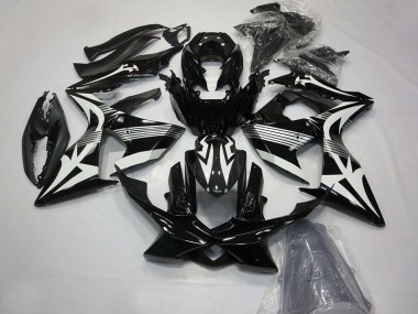 Carenagens Moto Suzuki GSXR 1000 2009-2016 - Preto Brilhante Branco