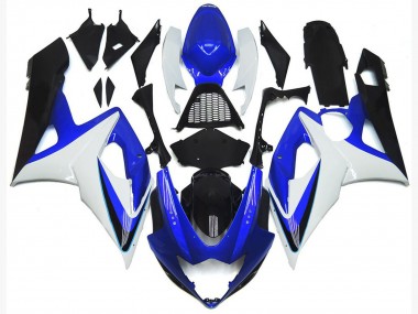 Carenagem Moto Suzuki GSXR 1000 2005-2006 - Branco Vermelho Azul Amarelo