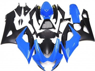 Carenagens Moto Suzuki GSXR 1000 2005-2006 - Azul Preto Fosco Amarelo