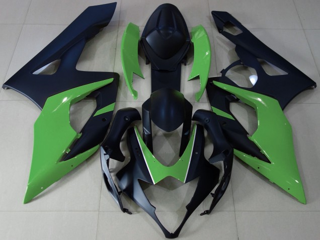 Carenagens Moto Suzuki GSXR 1000 2005-2006 - Preto Fosco Verde