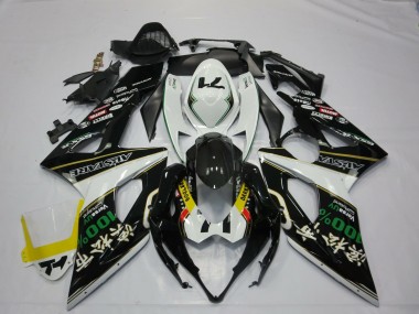 Carenagens Moto Suzuki GSXR 1000 2005-2006 - Branco Preto Amarelo Vermelho Verde RockStar