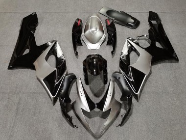 Carenagens Moto Suzuki GSXR 1000 2005-2006 - Prata Preto Vermelho