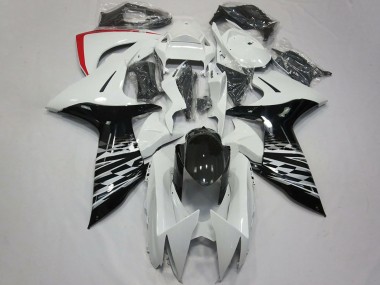 Carenagens Moto Suzuki GSXR 600 / GSXR 750 2011-2024 - Branco Preto Brilhante Vermelho