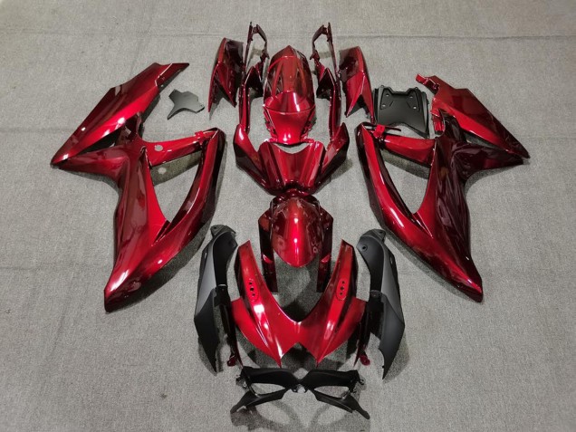 Carenagens Moto Suzuki GSXR 600 / GSXR 750 2008-2010 - Doce Vermelho Preto