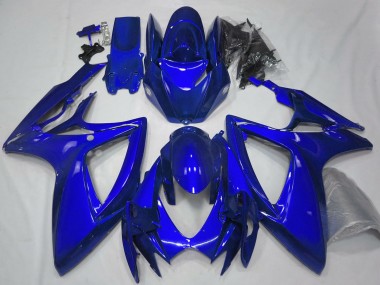 Carenagens Moto Suzuki GSXR 600 / GSXR 750 2006-2007 - Azul Brilhante Plano