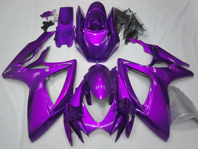 Carenagens Moto Suzuki GSXR 600 / GSXR 750 2006-2007 - Plano Roxo Brilhante