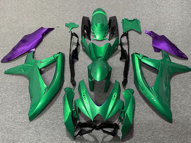 Carenagens Moto Suzuki GSXR 600 / GSXR 750 2008-2010 - Verde Roxo