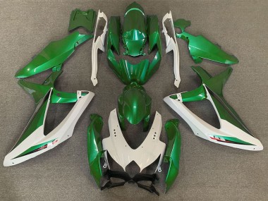 Carenagens Moto Suzuki GSXR 600 / GSXR 750 2008-2010 - Branco Verde OEM Estilo