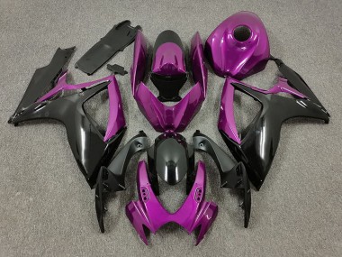 Carenagens Moto Suzuki GSXR 600 / GSXR 750 2006-2007 - Roxo Preto