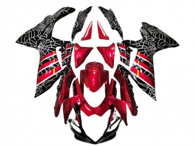 Carenagens Moto Suzuki GSXR 600 / GSXR 750 2011-2024 - Vermelho Preto Aranha