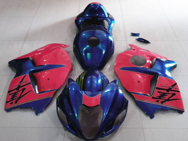 Carenagens Moto Suzuki GSXR 1300 1996-2007 - Azul Brilhante Vermelho