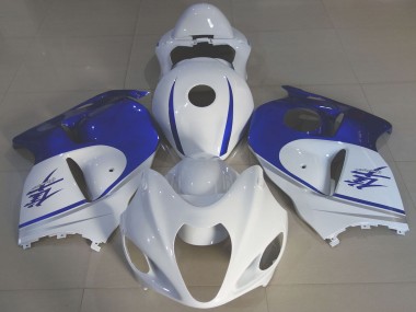 Carenagens Moto Suzuki GSXR 1300 1996-2007 - Branco Brilhante Azul