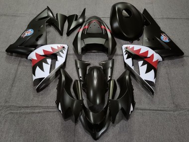 Carenagens Moto Kawasaki ZX10R 2004-2005 - Preto Fosco Betty Bomber