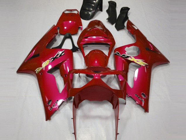 Carenagem Moto Kawasaki ZX6R 2003-2004 - Vermelho