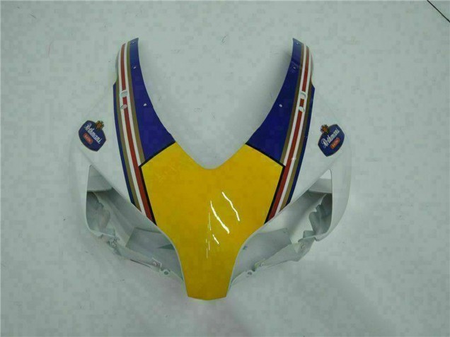 Carenagem Moto Honda CBR1000RR 2004-2005 - Branco Azul Amarelo Rothmans