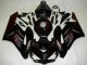 Carenagens Moto Honda CBR1000RR 2004-2005 - Preto Brilhante Vermelho Chama