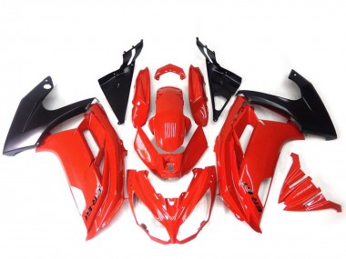 Carenagens Moto Kawasaki Ninja ER6F 2009-2011 - Vermelho Preto