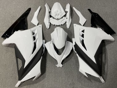 Carenagens Moto Kawasaki Ninja 300 2013-2024 - Branco Preto