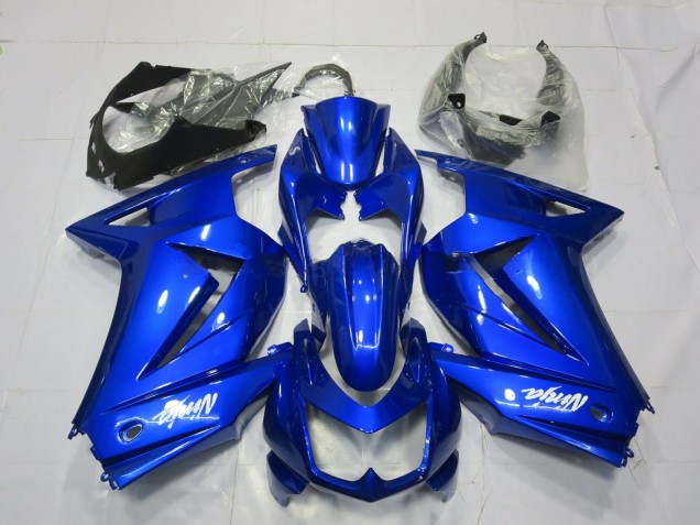 Carenagens Moto Kawasaki Ninja 250 2008-2012 - Azul Branco Ninja