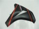 Carenagens Moto Honda CBR1000RR 2008-2011 - Preto Fosco Vermelho