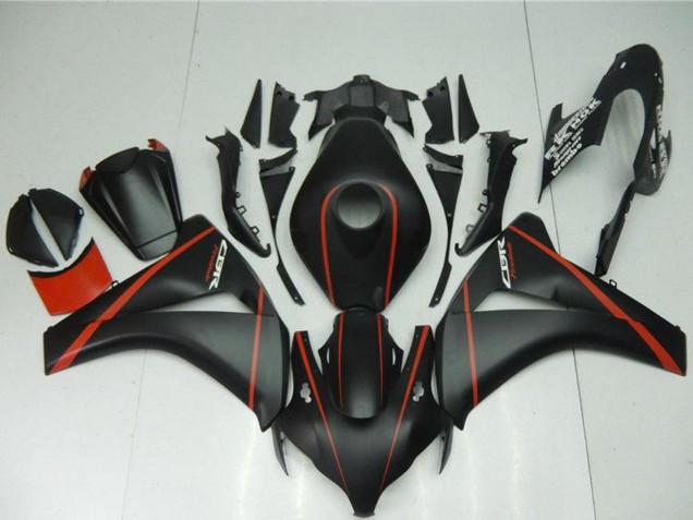 Carenagens Moto Honda CBR1000RR 2008-2011 - Preto Fosco Vermelho
