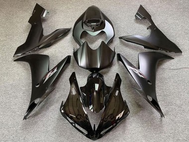 Carenagens Moto Yamaha R1 2004-2006 - Preto Brilhante Preto Fosco