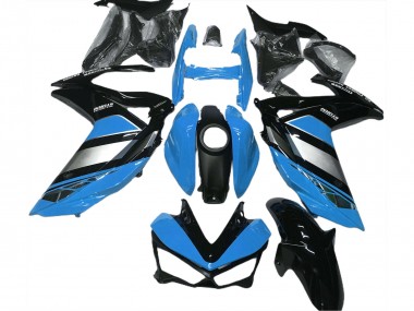Carenagens Moto Yamaha R3 2015-2018 - Azul Prata Preto Brilhante Yamalube