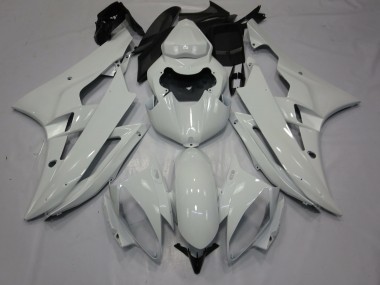 Carenagens Moto Yamaha R6 2006-2007 - Branco Brilhante