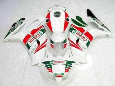Carenagem Moto Honda CBR1000RR 2012-2016 - Branco Vermelho Verde Castrol