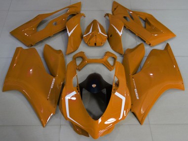 Carenagens Moto Ducati 1199 2011-2014 - Brown Branco