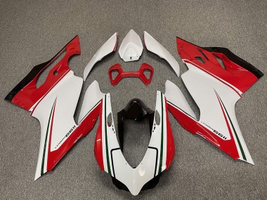 Carenagens Moto Ducati 1199 2011-2014 - Branco Vermelho Preto Verde