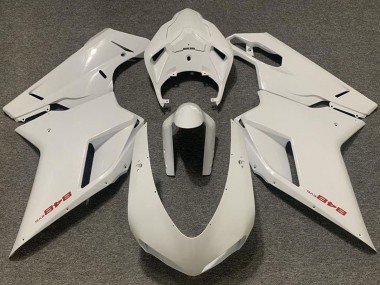 Carenagem Moto Ducati 848 2007-2014 - Branco Pérola