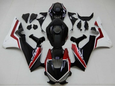 Carenagem Moto Honda CBR1000RR 2017-2023 - Branco Vermelho Preto Brilhante