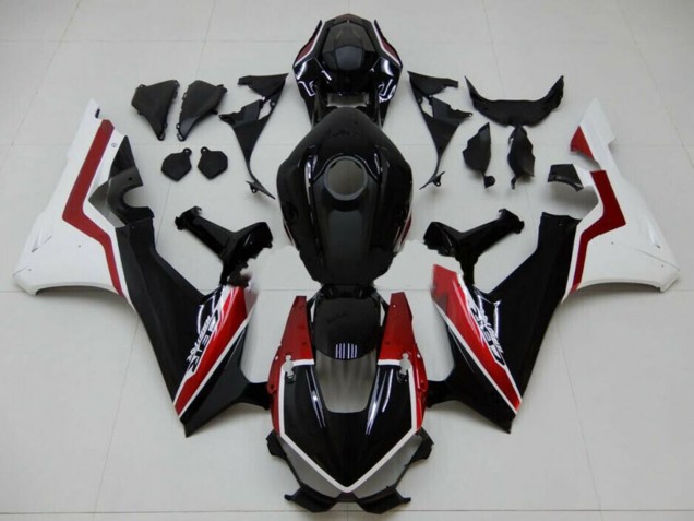 Carenagem Moto Honda CBR1000RR 2017-2023 - Branco Vermelho Preto Brilhante