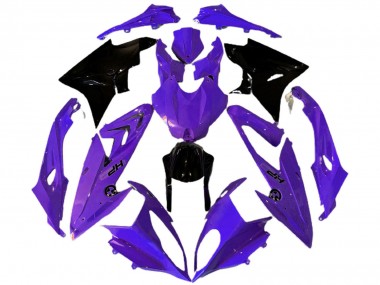 Carenagens Moto BMW S1000RR 2009-2014 - Roxo Preto Brilhante HP