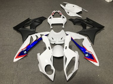 Carenagens Moto BMW S1000RR 2009-2014 - Branco Vermelho Azul Preto Fosco
