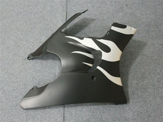 Carenagens Moto Honda CBR600 F3 1995-1996 - Branco Preto Fosco Chama