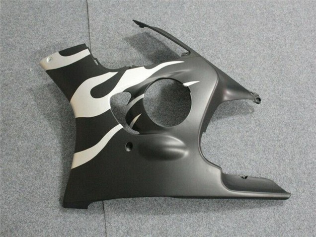 Carenagens Moto Honda CBR600 F3 1995-1996 - Branco Preto Fosco Chama