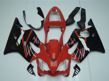 Carenagem Moto Honda CBR600 F4i 2001-2003 - Vermelho Preto Brilhante