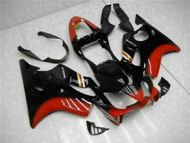 Kits Carenagem Moto Honda CBR600 F4i 2001-2003 - Vermelho Preto Brilhante